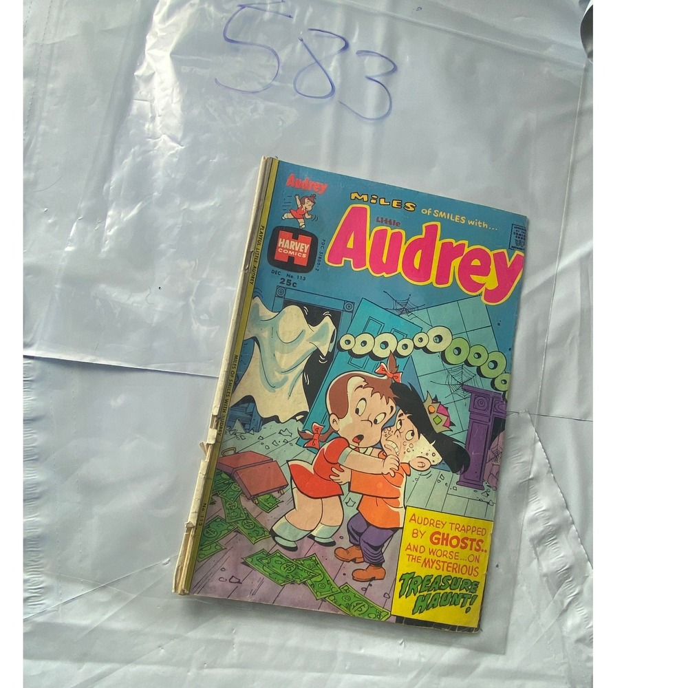 Little Audrey Little Miles of Smiles Harvey Comics Dec 1958‎ Issue 113 Treasure